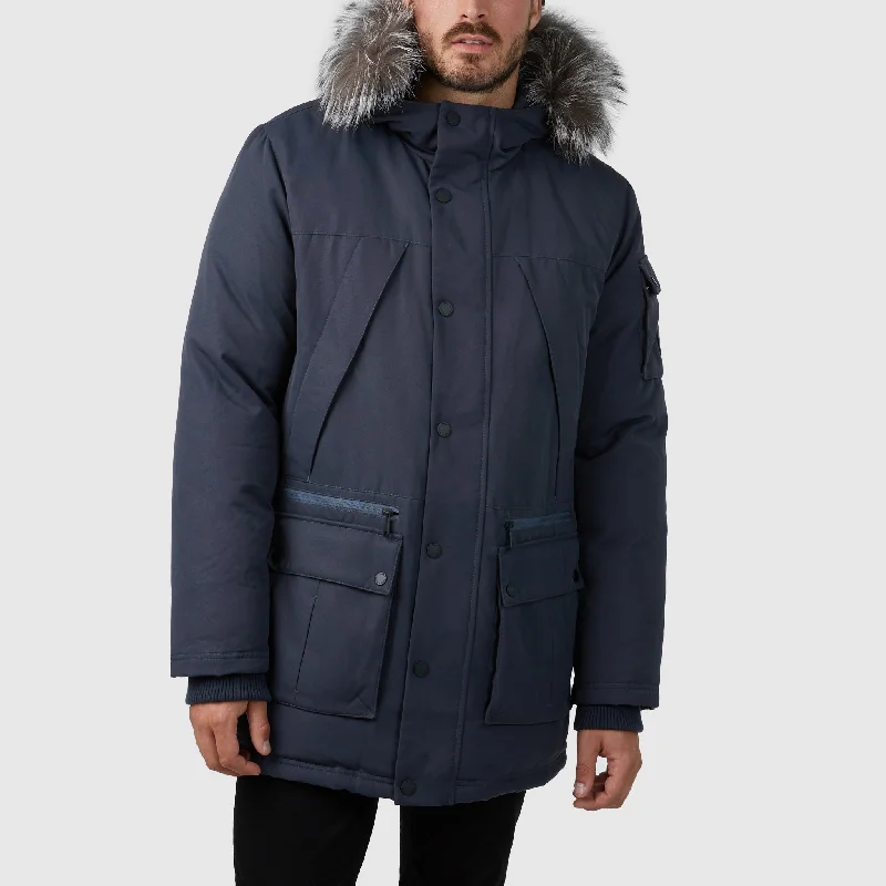 Personalized Wear Pajar Men’s Samson Parka with Detachable Hood and Fur Trim