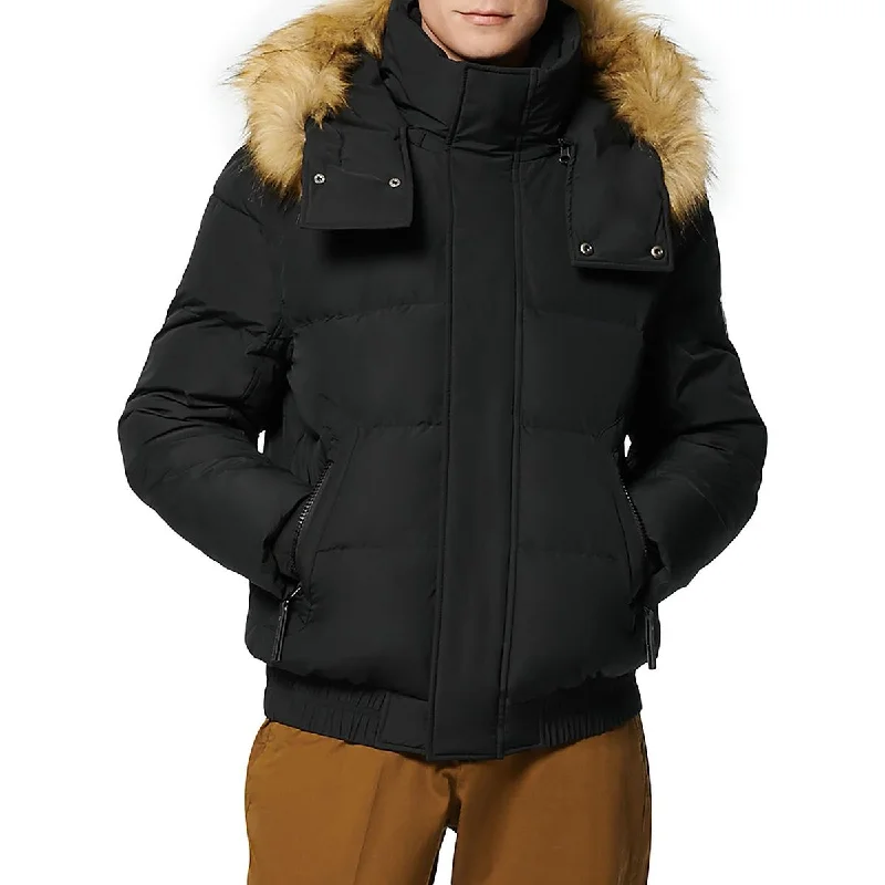 Retro Fashion Mens Down Cold Weather Parka Coat