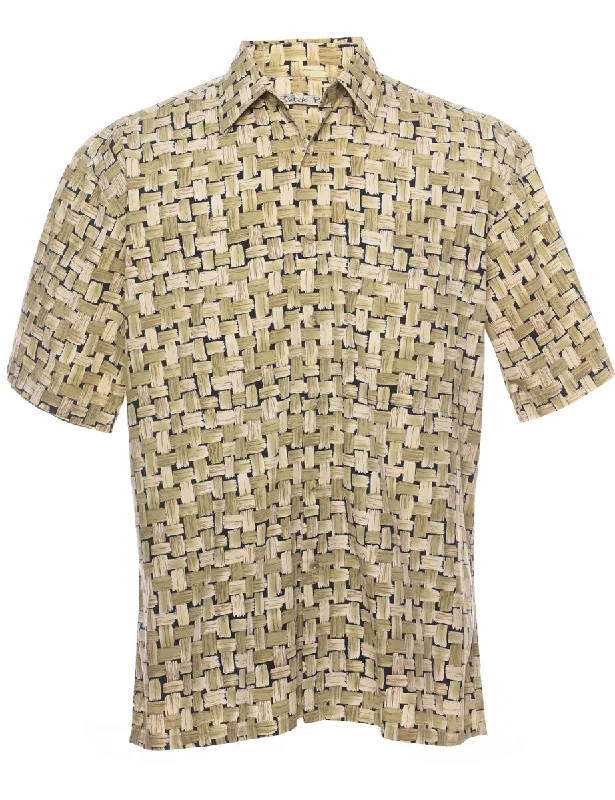 Timeless Outfits 1990s Short Sleeve Shirt - M