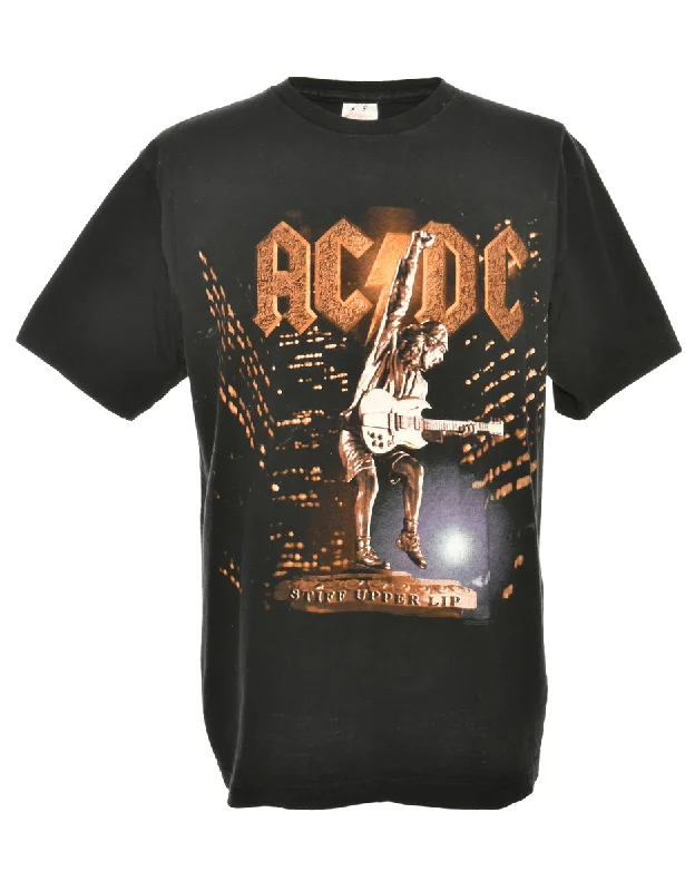 Fresh And Natural Ac/Dc Band T-shirt - L
