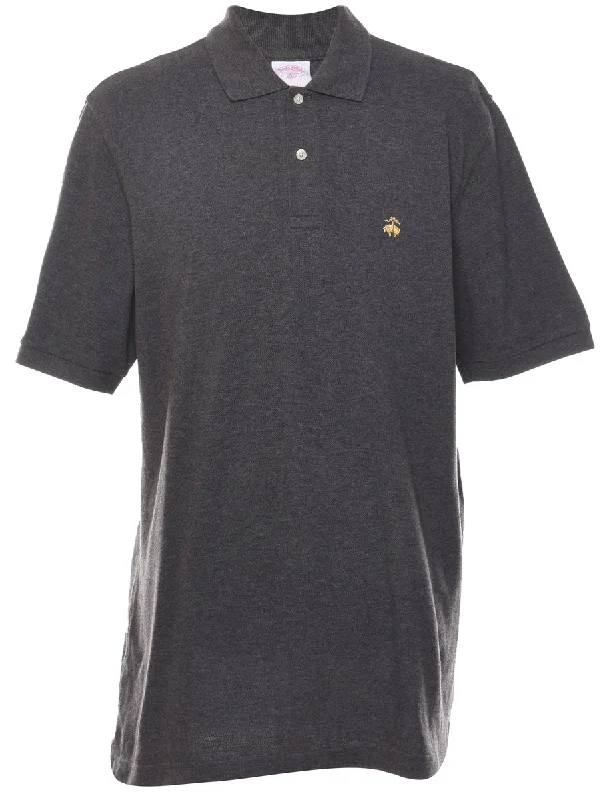 Smart Casuals Brooks Brothers Classic Grey Polo Shirt - L