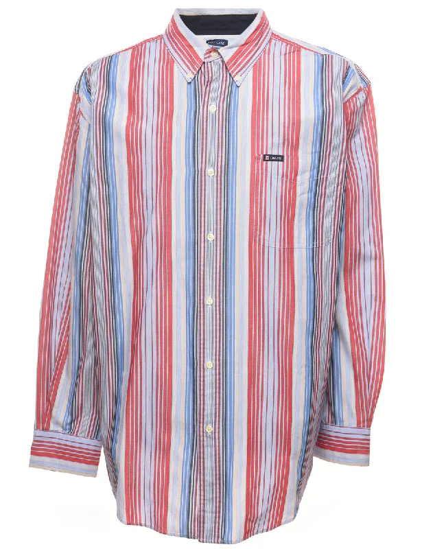 Versatile Outfits Chaps Striped Multi-Colour Shirt - XL