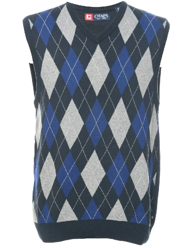 Casual Chic Wear Chaps Sweater Vest - L
