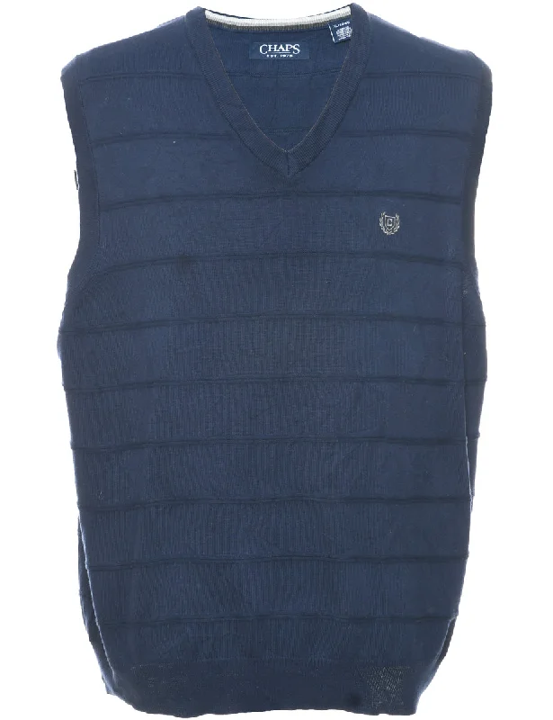 Layered Style Chaps Sweater Vest - XL
