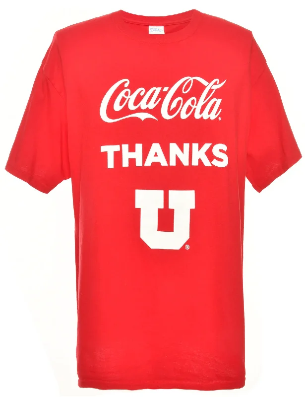 Advanced Customization Coca-cola Printed T-shirt - M
