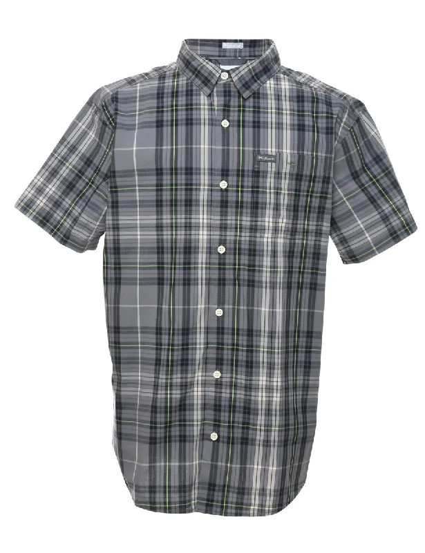 Fashionable And Versatile Columbia Checked Shirt - L