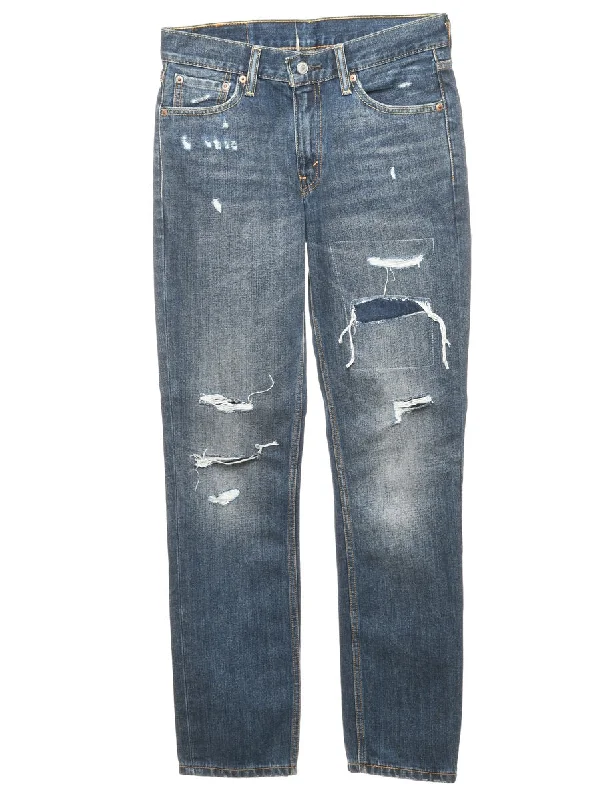 Soft Touch Distressed 511's Fit Levi's Jeans - W30 L32