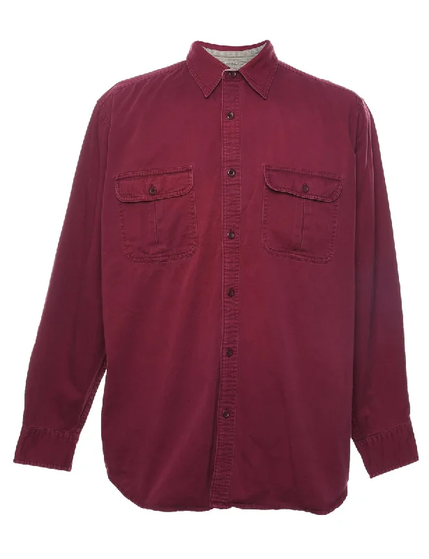 Loose Fit Faded Glory Denim Shirt - L
