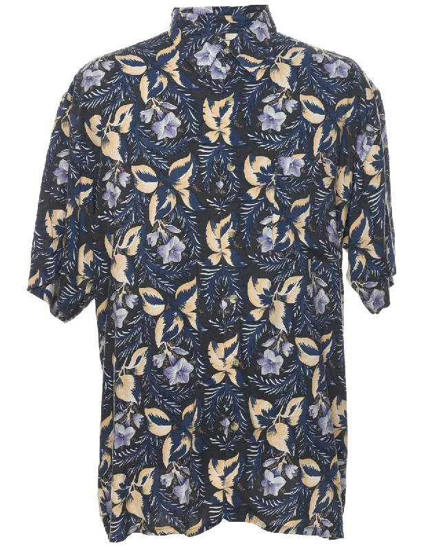 Comfortable Mind Floral Hawaiian Shirt - XL