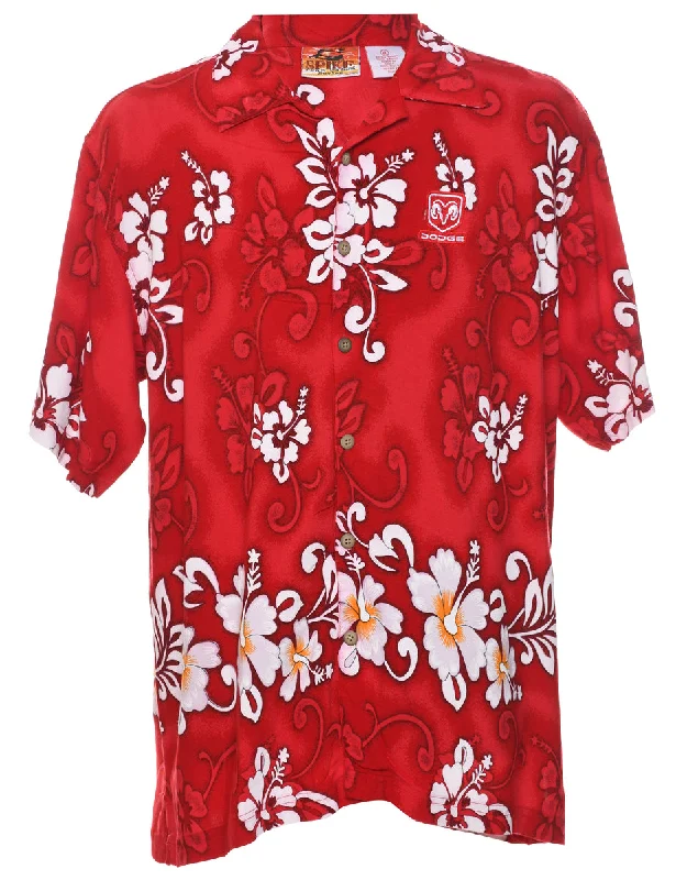Must-have For Autumn And Winter Floral Hawaiian Shirt - XL