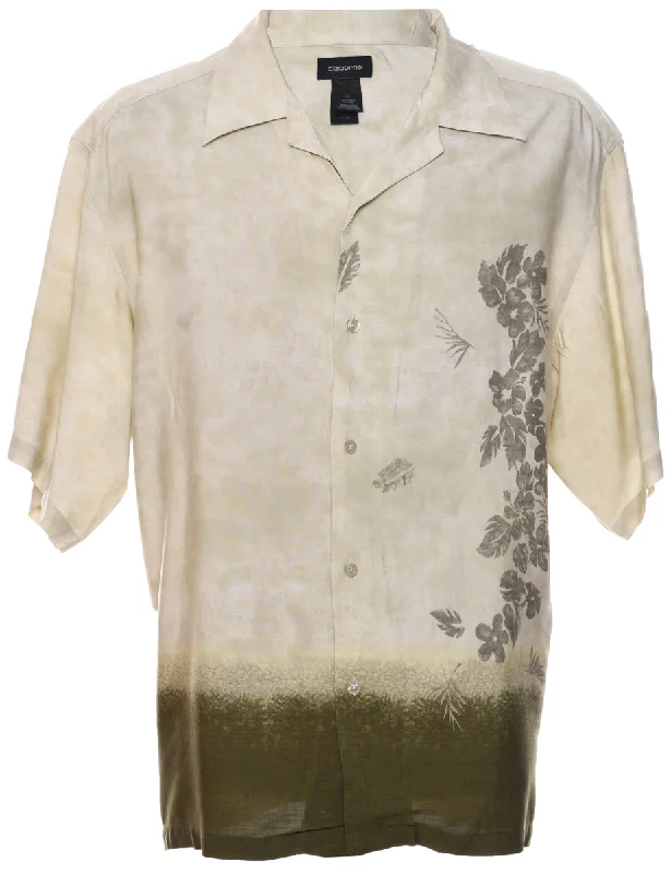 High Street Design Floral Hawaiian Shirt - XL