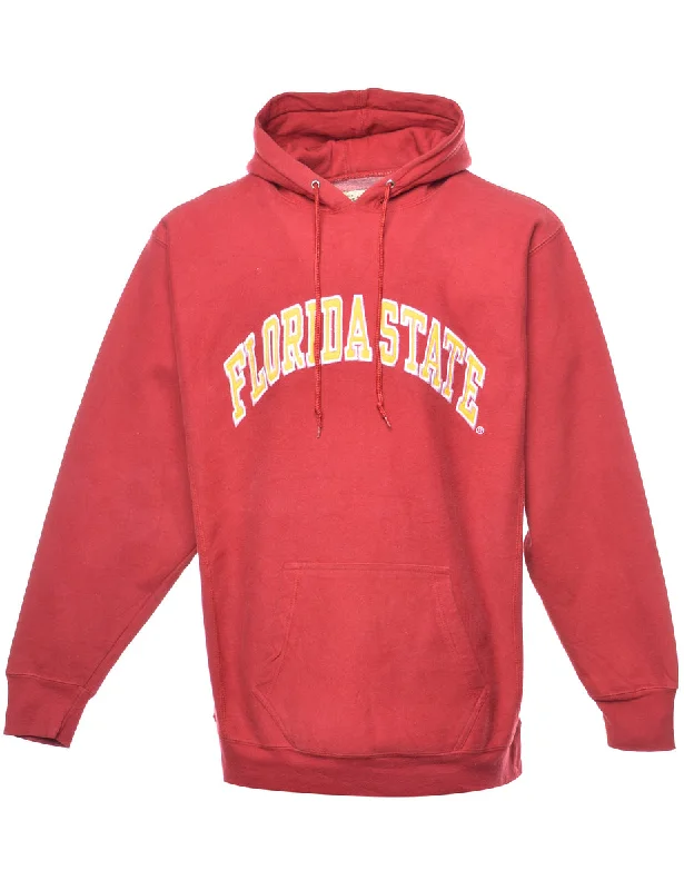 Denim Design Florida State Embroidered Sweatshirt - L