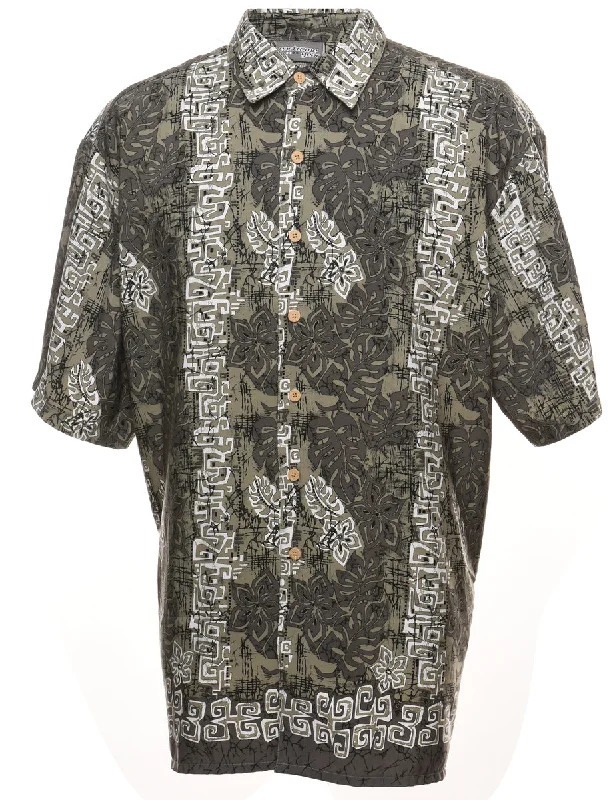 Comfortable Jeans Foliage Shirt - XL