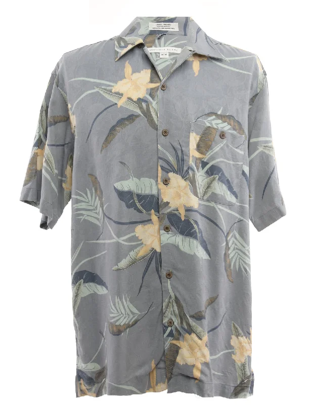 High-end Fashion Geoffrey Beene Hawaiian Shirt - M