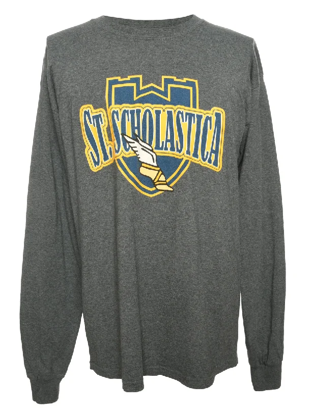 Free And Casual Gildan St.scholastica Printed T-shirt - L
