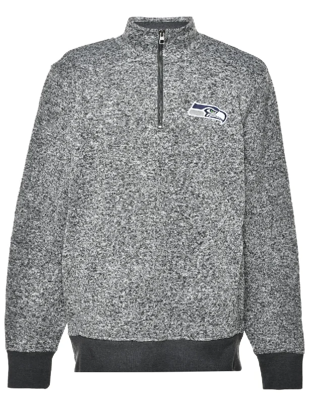 Design Trend Grey Plain Sweatshirt - XL