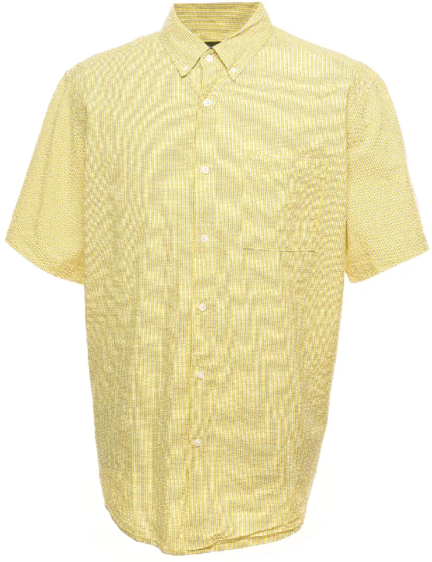 Chic Outfits Light Green Checked Eddie Bauer Shirt - XL