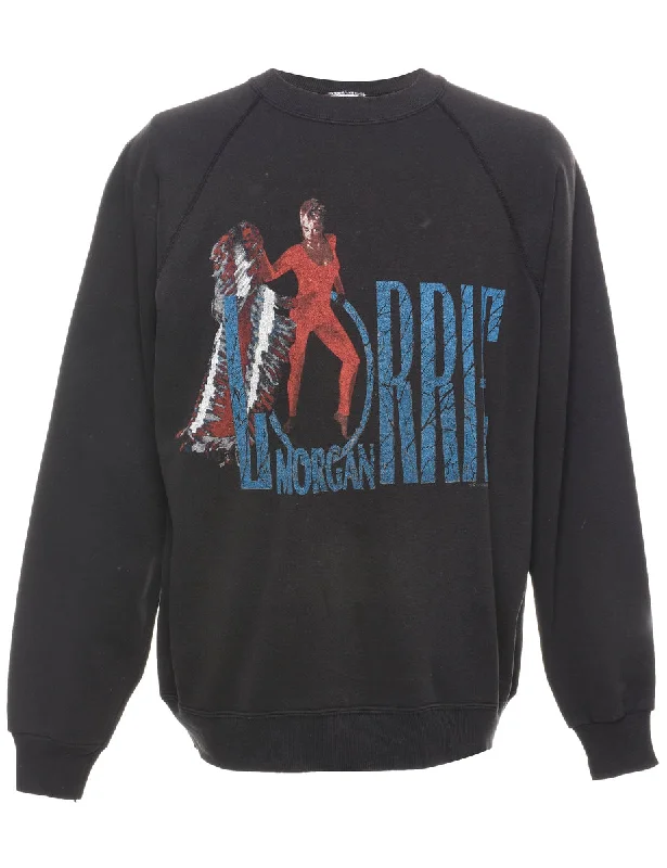 Mid-length Style Lorrie Morgan Printed Sweatshirt - XL