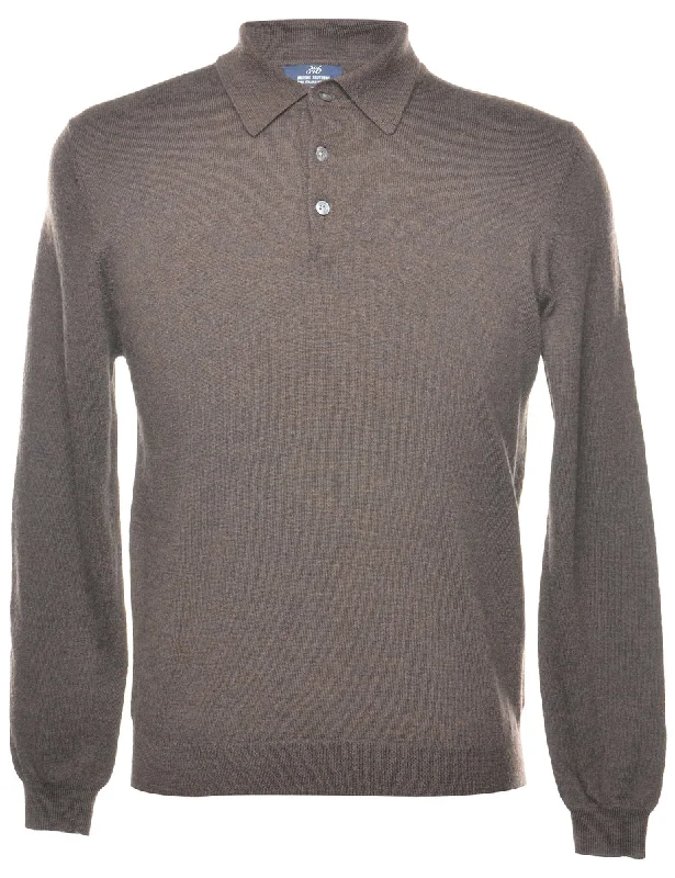 Refreshing Design Merino Wool Cardigan - M