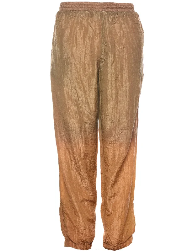 Fresh And Elegant Metallic Track Pants - W28 L31