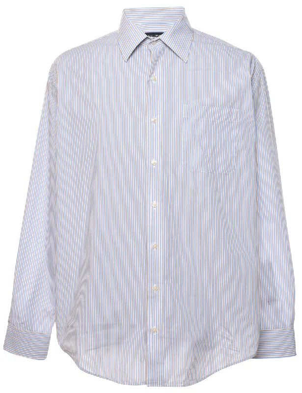 Simple Style Nautica Striped Shirt - L