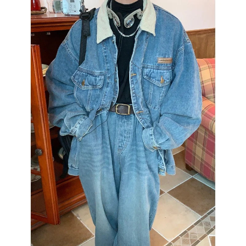 Retro Washed Denim Jacket