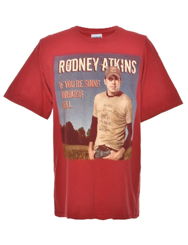 Luxury Temperament Rodney Atkins Band T-shirt - L
