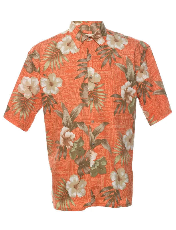 Classic Style Saddlebred Hawaiian Shirt - L