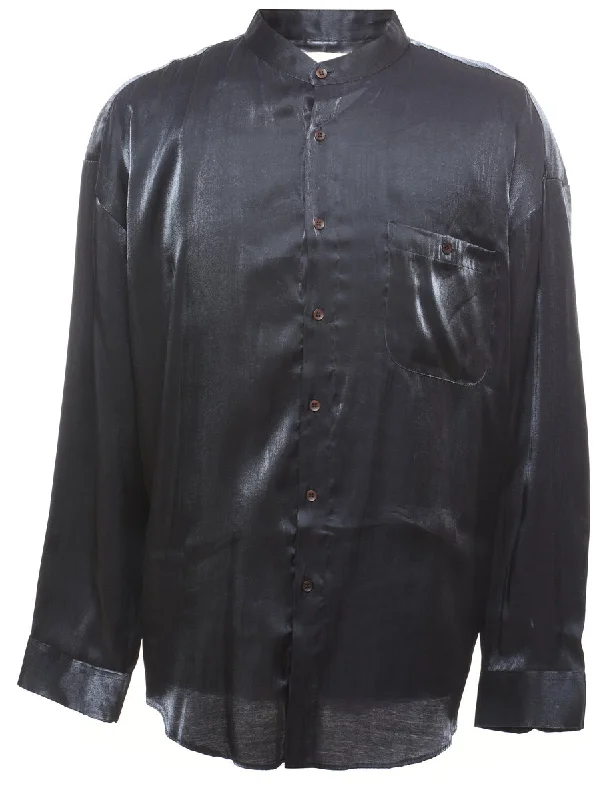 Soft Layers Silver Classic Shiny Shirt - XL