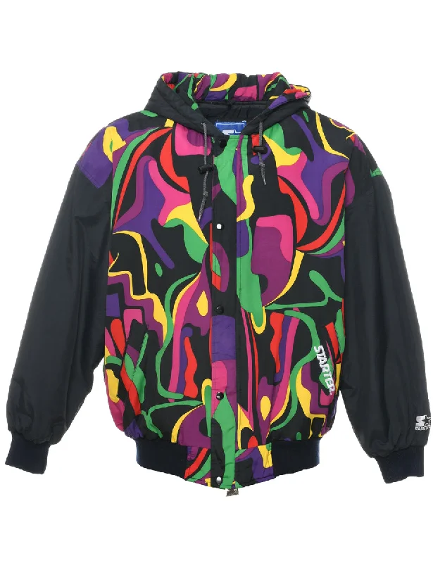 Starter Abstract Print Ski Jacket - L