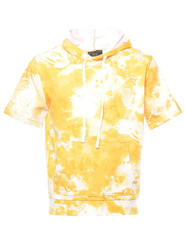 Elegant Tailoring Tie-dye Hoodie - S