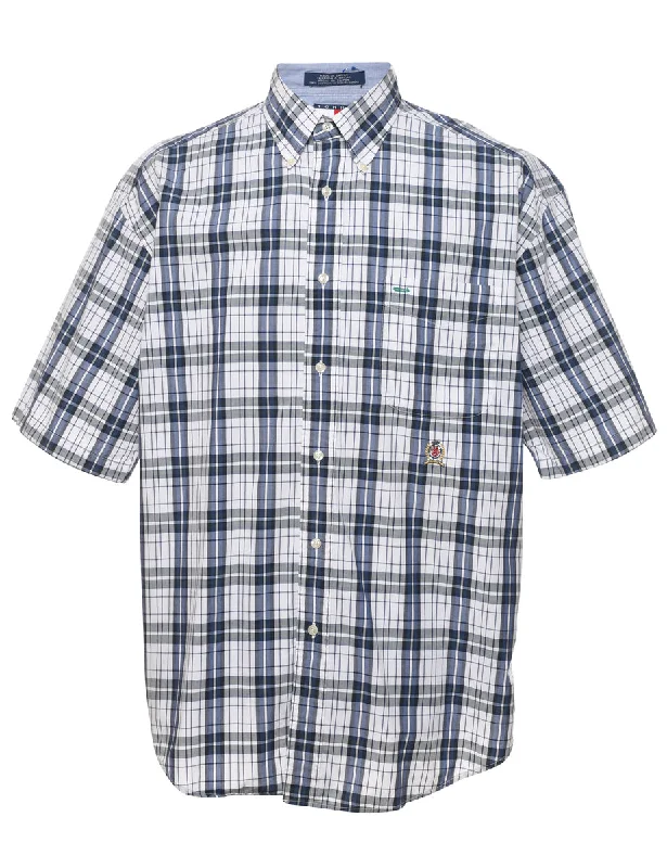 Elegant And Charming Tommy Hilfiger Checked Shirt - L