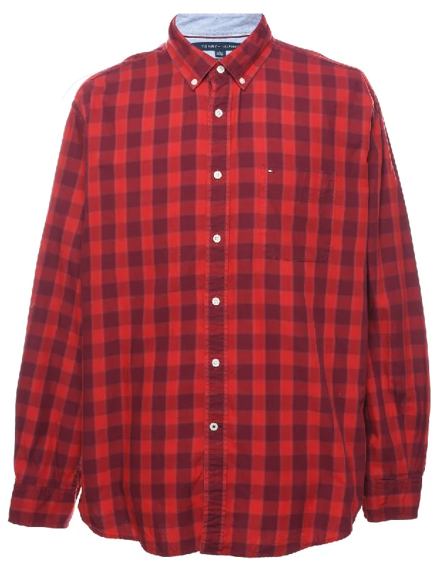 Street Cool Tommy Hilfiger Checked Shirt - XL