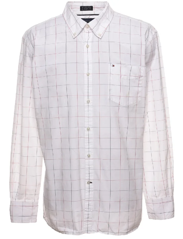 Smart Comfort Wear Tommy Hilfiger Checked Shirt - XL