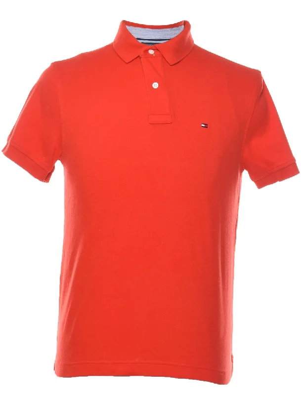 Urban Comfort Tommy Hilfiger Red Polo T-shirt - M