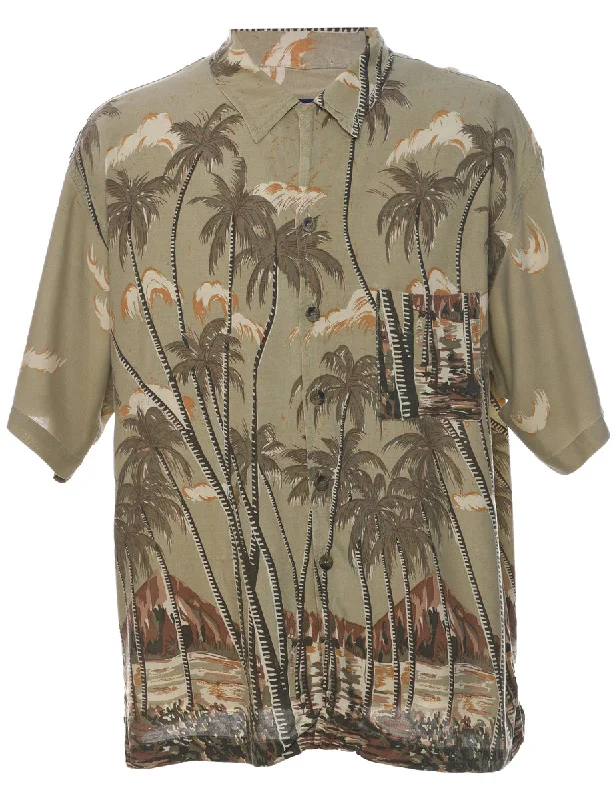 Artistic Temperament Tropical Hawaiian Shirt - L