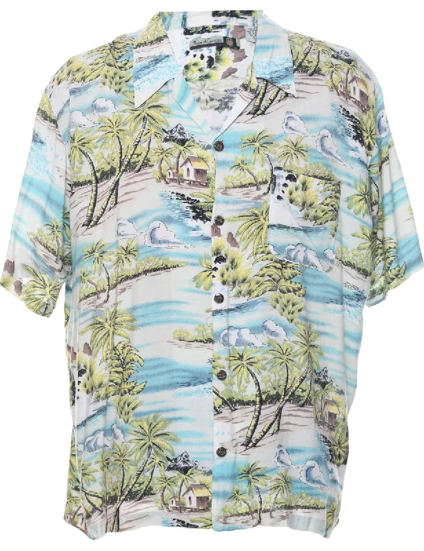 New Design Tropical Hawaiian Shirt - XL