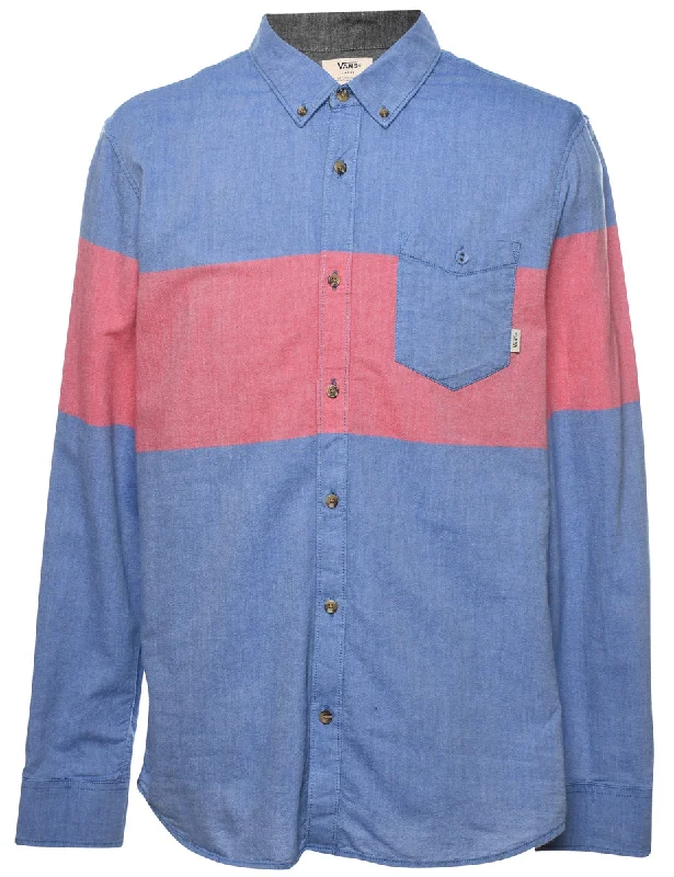 Unique Prints Vans Color Block Shirt - L