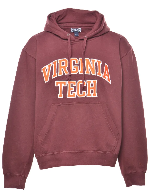 Exquisite Embroidery Virginia Tech Printed Hoodie - M