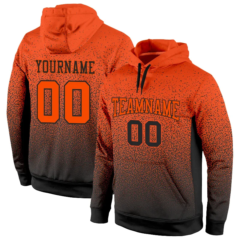 Fashion Innovation Custom Stitched Black Orange Fade Fashion Sports Pullover Sweatshirt Hoodie Fashion Innovation Custom Stitched Black Orange Fade Fashion Sports Pullover Sweatshirt Hoodie