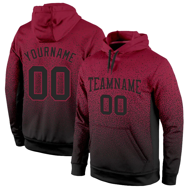 Relaxed Tops Custom Stitched Cardinal Black Fade Fashion Sports Pullover Sweatshirt Hoodie Relaxed Tops Custom Stitched Cardinal Black Fade Fashion Sports Pullover Sweatshirt Hoodie