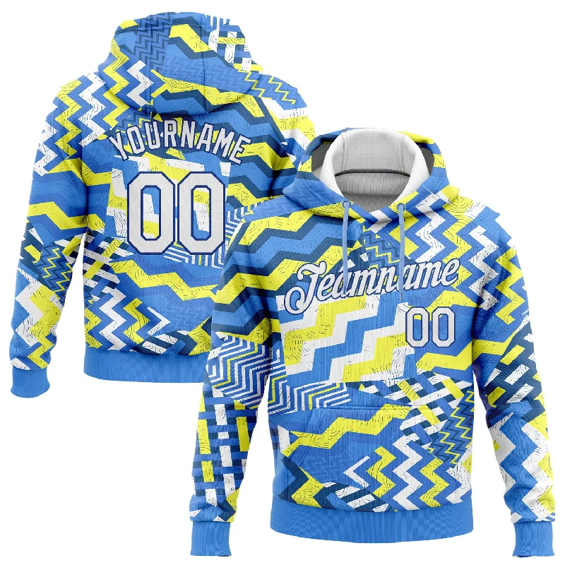 Cozy Street Style Custom Stitched Light Blue White Gold-Royal 3D Pattern Design Sports Pullover Sweatshirt Hoodie Cozy Street Style Custom Stitched Light Blue White Gold-Royal 3D Pattern Design Sports Pullover Sweatshirt Hoodie