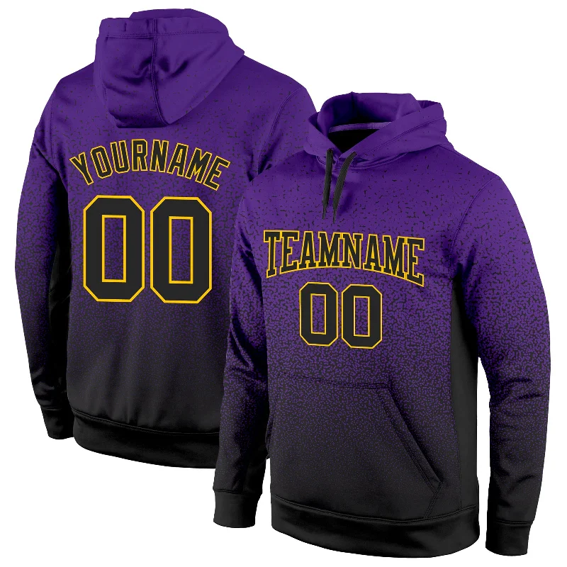Sporty Wear Custom Stitched Purple Black-Gold Fade Fashion Sports Pullover Sweatshirt Hoodie Sporty Wear Custom Stitched Purple Black-Gold Fade Fashion Sports Pullover Sweatshirt Hoodie