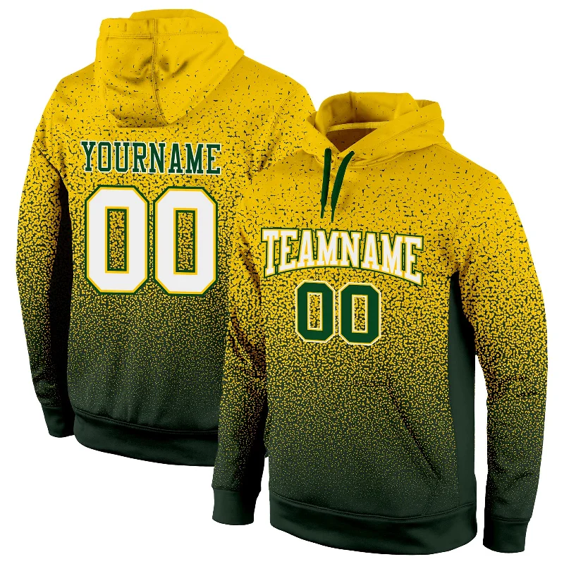 Must-have For Fashion Custom Stitched Gold White-Green Fade Fashion Sports Pullover Sweatshirt Hoodie Must-have For Fashion Custom Stitched Gold White-Green Fade Fashion Sports Pullover Sweatshirt Hoodie