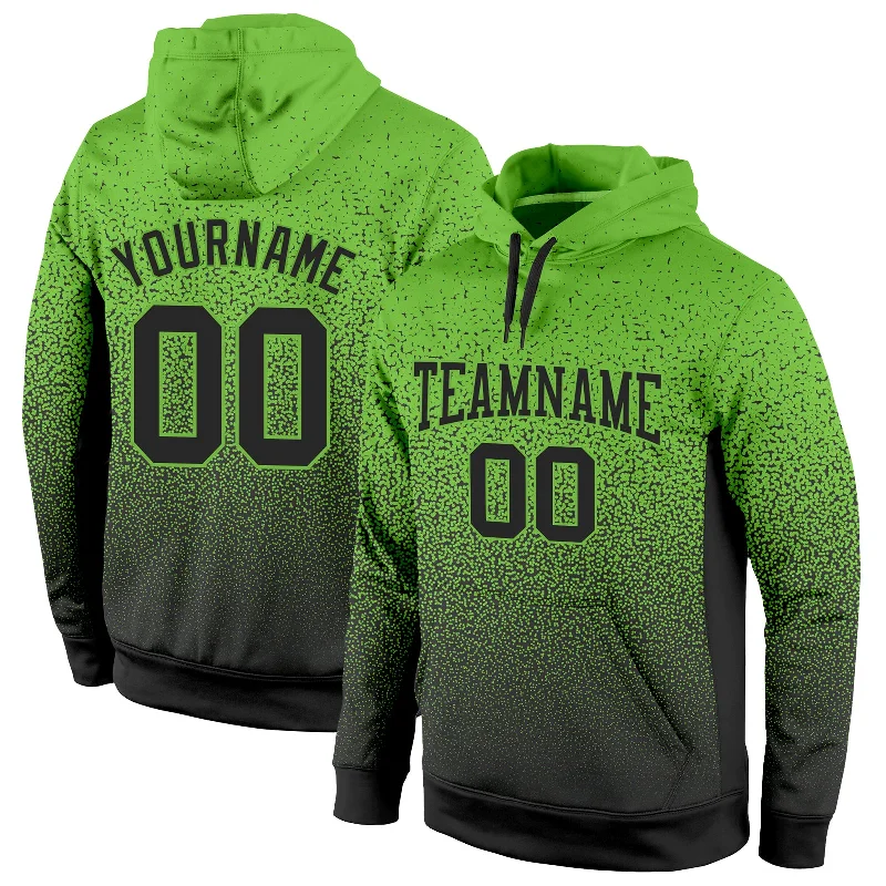 Weekend Comfort Wear Custom Stitched Neon Green Black Fade Fashion Sports Pullover Sweatshirt Hoodie Weekend Comfort Wear Custom Stitched Neon Green Black Fade Fashion Sports Pullover Sweatshirt Hoodie