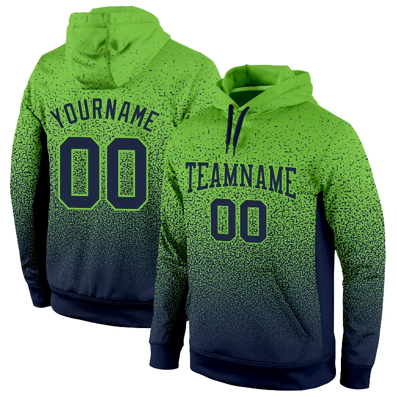 Simple Chic Custom Stitched Neon Green Navy Fade Fashion Sports Pullover Sweatshirt Hoodie Simple Chic Custom Stitched Neon Green Navy Fade Fashion Sports Pullover Sweatshirt Hoodie