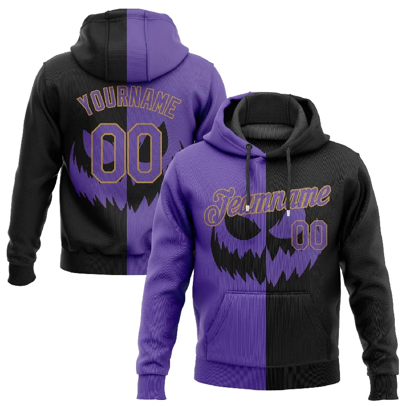 Diamond Series Custom Stitched Black Purple-Old Gold 3D Pattern Scary Faces Of Halloween Pumpkin Sports Pullover Sweatshirt Salute To Service Hoodie Diamond Series Custom Stitched Black Purple-Old Gold 3D Pattern Scary Faces Of Halloween Pumpkin Sports Pullover Sweatshirt Salute To Service Hoodie