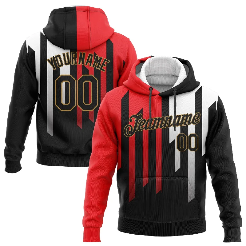 Wandering freely Custom Stitched Orange Black Old Gold-White 3D Pattern Design Sports Pullover Sweatshirt Hoodie Wandering freely Custom Stitched Orange Black Old Gold-White 3D Pattern Design Sports Pullover Sweatshirt Hoodie