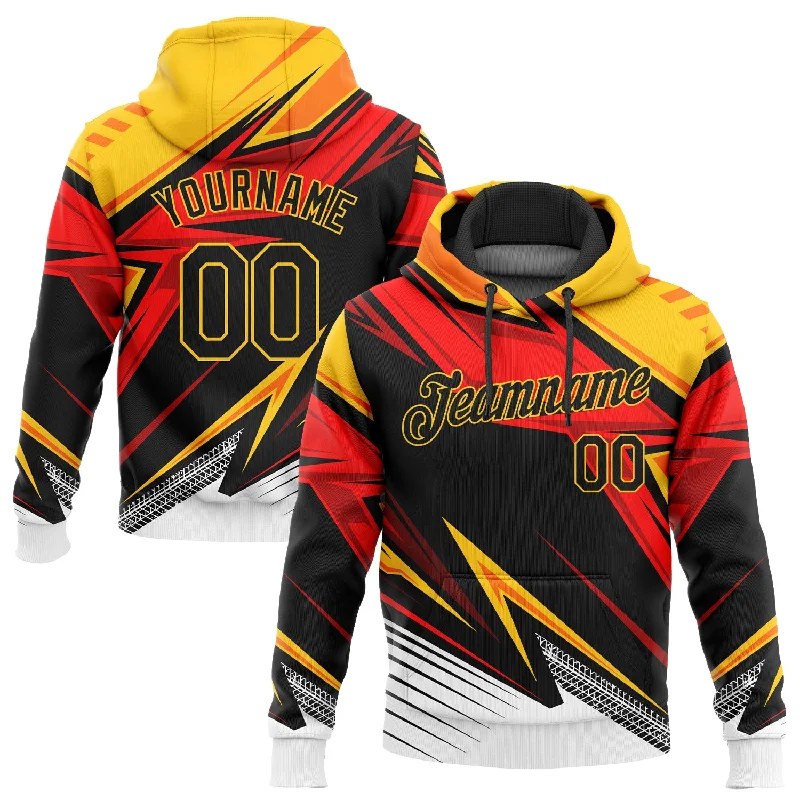 Windbreaker fashion Custom Stitched Gold Black Orange-White 3D Pattern Design Sports Pullover Sweatshirt Hoodie Windbreaker fashion Custom Stitched Gold Black Orange-White 3D Pattern Design Sports Pullover Sweatshirt Hoodie