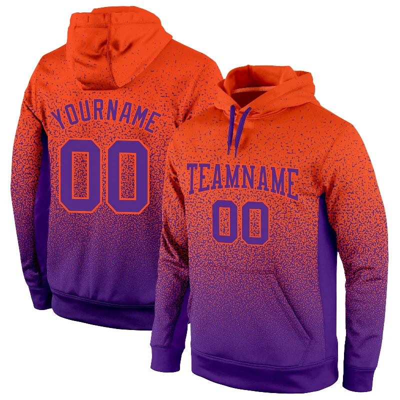 Weekend Comfort Custom Stitched Orange Purple Fade Fashion Sports Pullover Sweatshirt Hoodie Weekend Comfort Custom Stitched Orange Purple Fade Fashion Sports Pullover Sweatshirt Hoodie